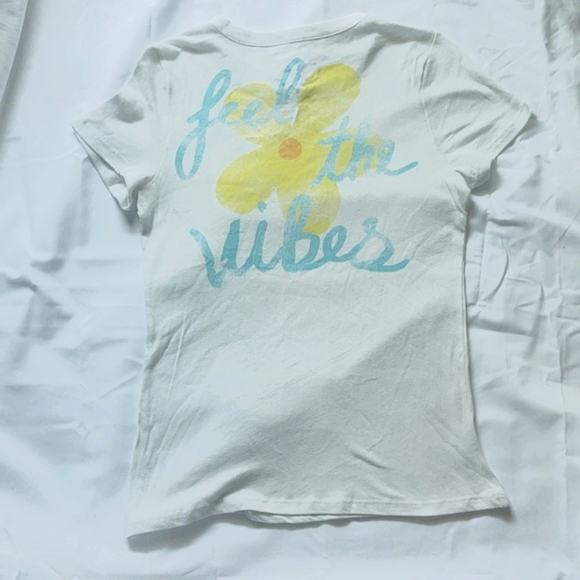 Chaser White Feel The Vibes Tee Size S - Picture 4 of 8